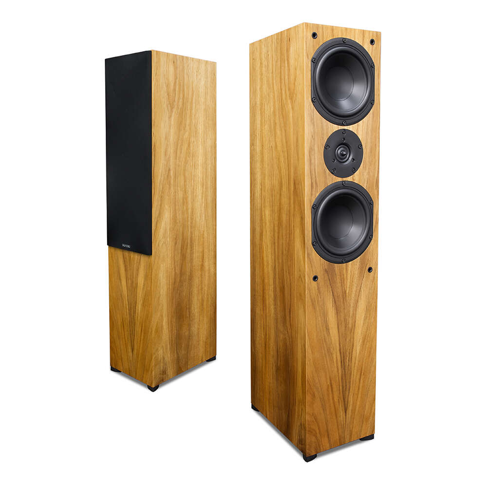 Krix Phoenix Mk2 Floor Standing Speakers shown with Blackwood finish